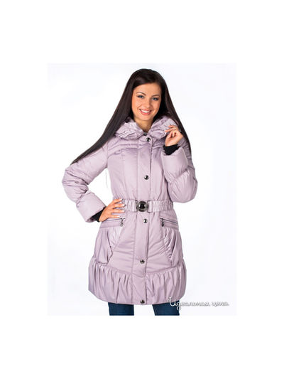 Полупальто Alisaline, цвет цвет светло-сиреневый