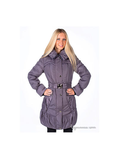 Полупальто Alisaline, цвет цвет виноградный
