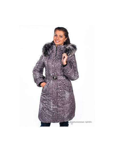 Пальто Alisaline, цвет цвет дымчатый / принт питон