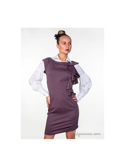 Платье Satin, цвет цвет шоколадный