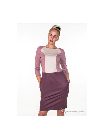 Платье Satin, цвет цвет сиреневый / розовый