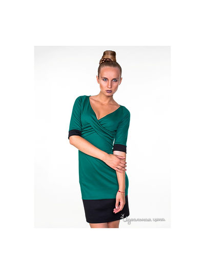 Платье Satin, цвет цвет изумрудный