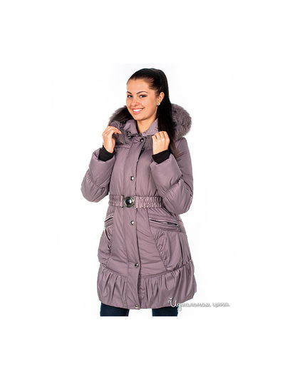 Полупальто Alisaline, цвет цвет сливовый / хамелеон