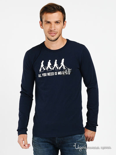 Лонгслив Love Moschino, цвет цвет синий