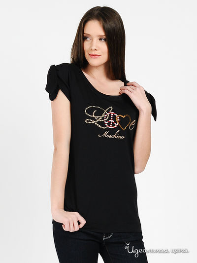 Футболка Love Moschino, цвет цвет черный