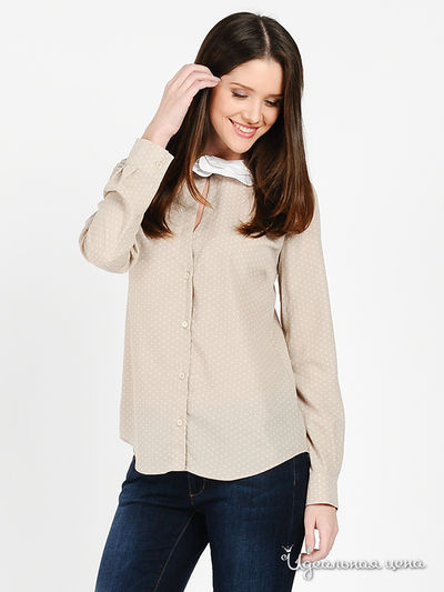 Блуза Love Moschino, цвет цвет бежевый