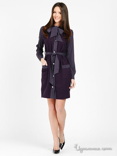 Платье Love Moschino, цвет цвет фиолетовый