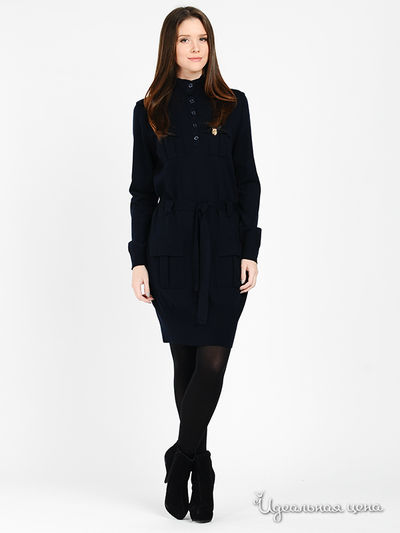 Платье Love Moschino, цвет цвет синий