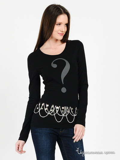 Лонгслив Love Moschino, цвет цвет черный