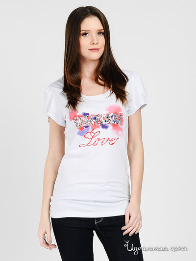 Футболка Love Moschino, цвет цвет белый