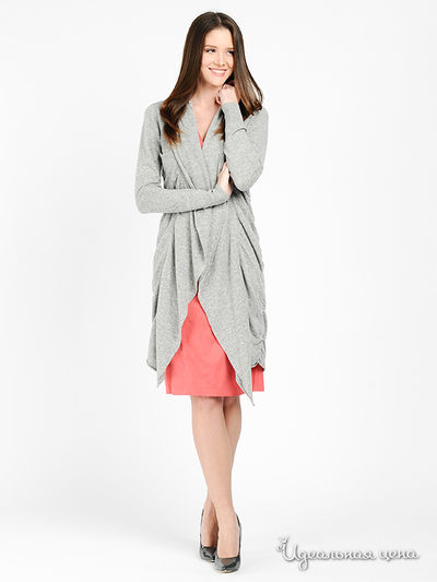 Кардиган Love Moschino, цвет цвет серый