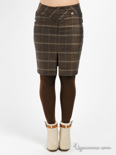 Юбка Gabriela, цвет цвет шоколадный