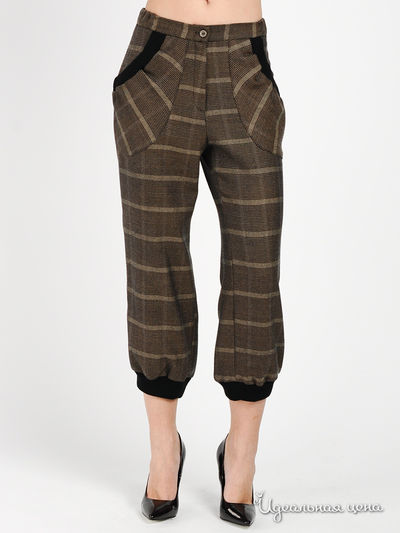 Капри Gabriela, цвет цвет шоколадный / песочный