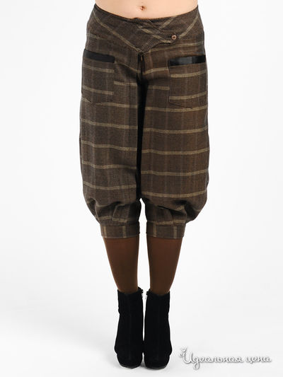 Капри Gabriela, цвет цвет шоколадный / песочный