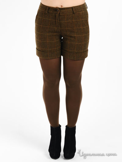 Шорты Gabriela, цвет цвет фисташковый / принт клетка