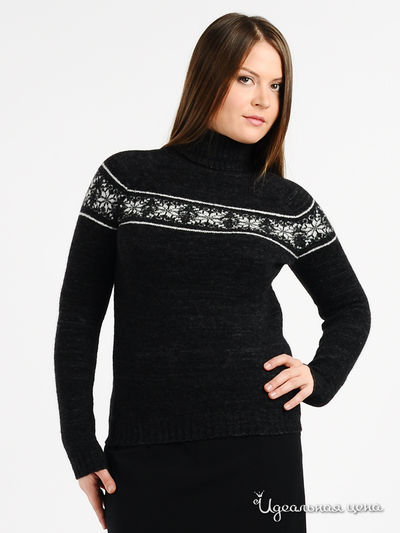 Свитер Gabriela, цвет цвет угольный / белый