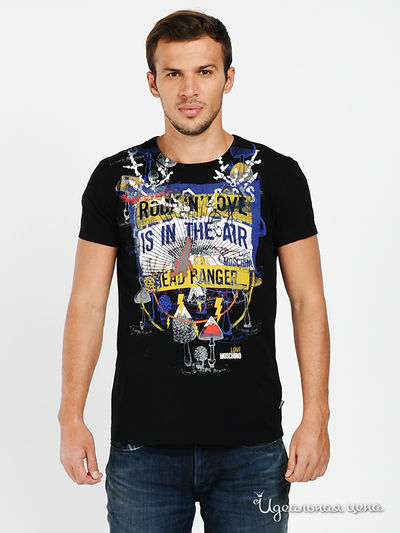 Футболка Love Moschino, цвет цвет черный