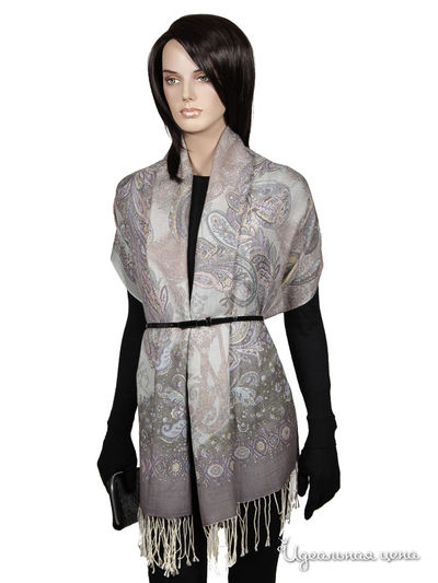 Палантин Sabellino, цвет цвет серый