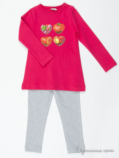 Комплект Dodipetto, цвет цвет фуксия / серый меланж