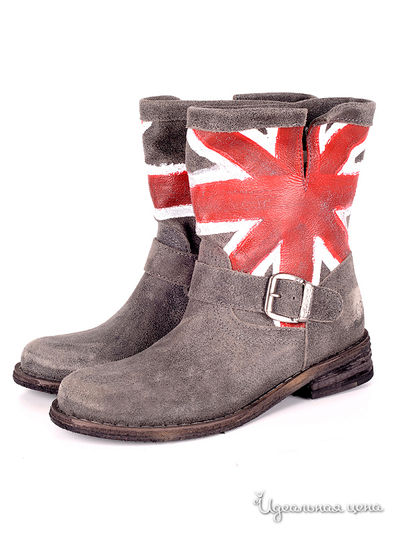 Полусапоги Felmini, цвет цвет серый