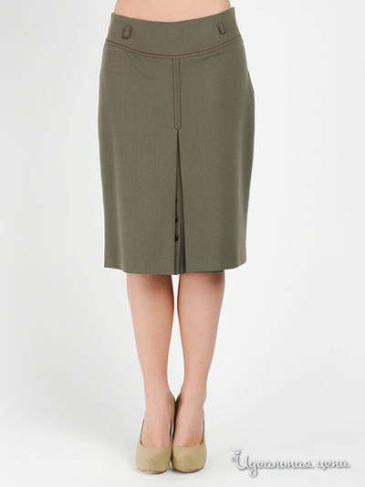 Юбка Shipilova, цвет цвет хаки