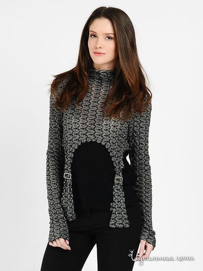 Водолазка Shipilova, цвет цвет черный / белый