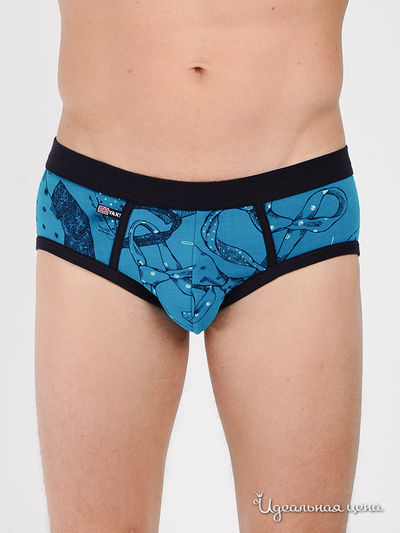 Трусы Yax, цвет цвет темно-бирюзовый / темно-синий