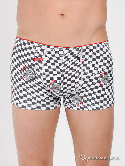 Трусы Yax, цвет цвет серый / белый