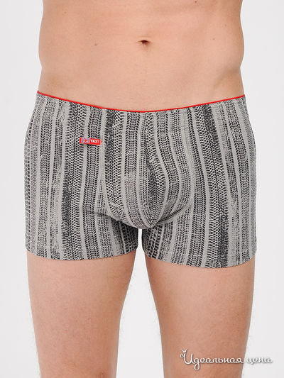 Трусы Yax, цвет цвет серый