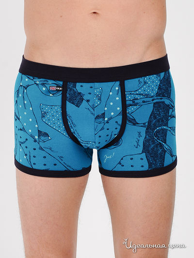 Трусы Yax, цвет цвет темно-бирюзовый / темно-синий