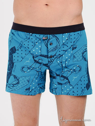 Трусы Yax, цвет цвет темно-бирюзовый / темно-синий