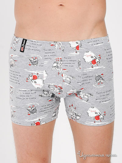 Трусы Jasst, цвет цвет светло-серый