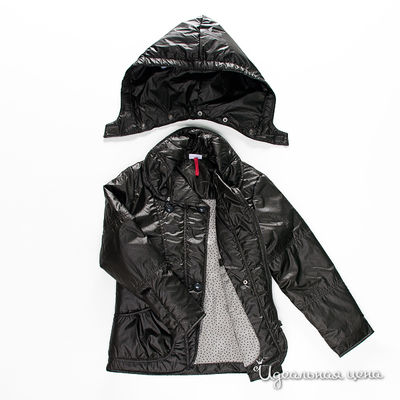 Куртка Gulliver для девочки, цвет черный, рост 122-152 см