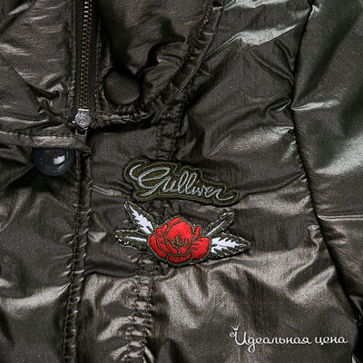 Куртка Gulliver для девочки, цвет черный, рост 122-152 см