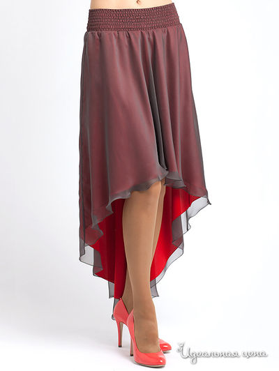 Юбка Levall, цвет цвет красно-коричневый
