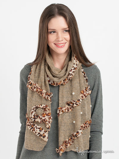 Шарф Star Rise, цвет цвет кофе с молоком