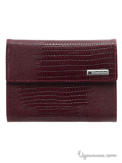 Бумажник Dimanche, цвет цвет темно-вишневый