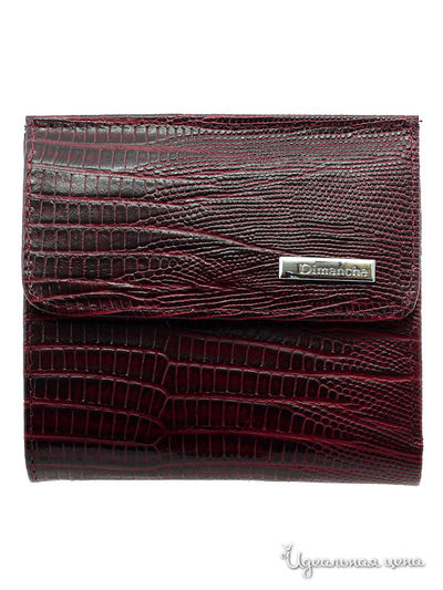 Кошелек Dimanche, цвет цвет темно-вишневый