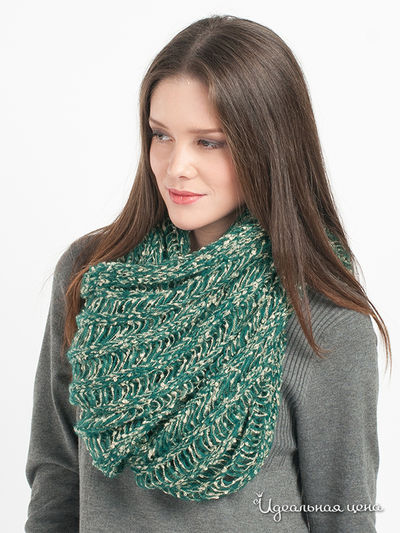 Шарф Star Rise, цвет цвет зеленый / молочный