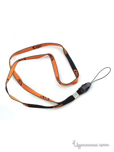 Шнурок Dimanche, цвет цвет черный / оранжевый