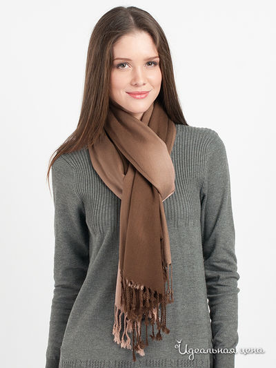 Палантин Star Rise, цвет цвет нежно-розовый / шоколадный