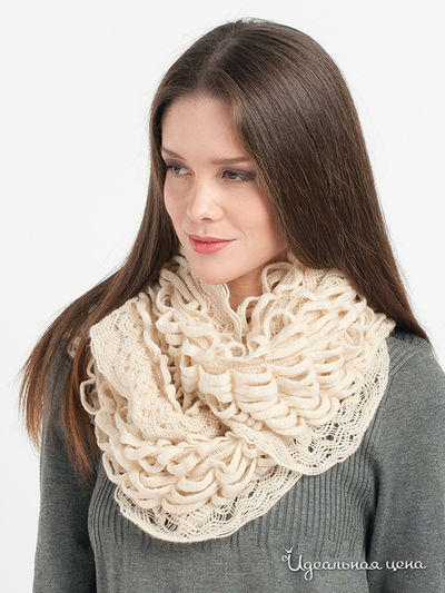 Шарф Star Rise, цвет цвет светло-бежевый