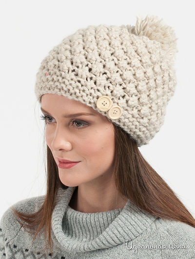 Шапка Star Rise, цвет цвет серо-бежевый