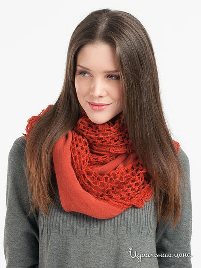 Шарф Star Rise, цвет цвет терракотовый