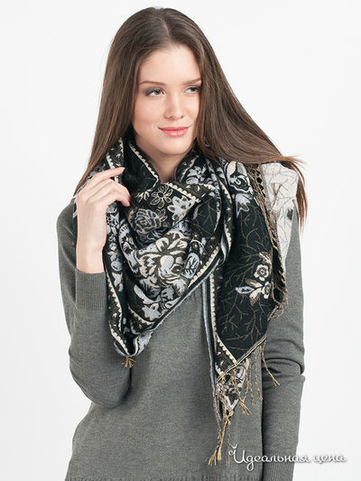 Палантин Star Rise, цвет цвет черный / белый