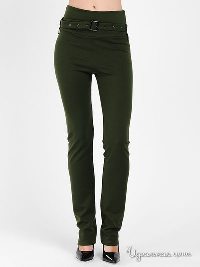 Брюки Adzhedo, цвет цвет болотный
