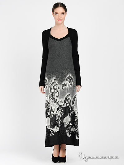 Платье Adzhedo, цвет цвет серый / черный