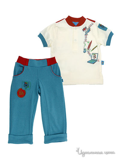 Комплект Апрель, цвет цвет белый / голубой