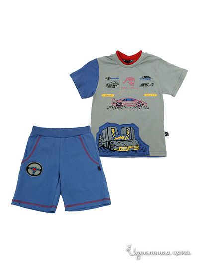 Комплект Апрель, цвет цвет серый / синий