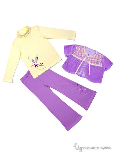 Комплект Апрель, цвет цвет желтый / сиреневый